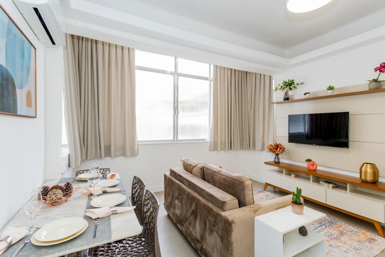 Relax Em Copacabana, Quarto E Sala, 150 Mt Da Praia, Cozinha, Maq De Lavar Roupa E Ar Ρίο ντε Τζανέιρο Εξωτερικό φωτογραφία
